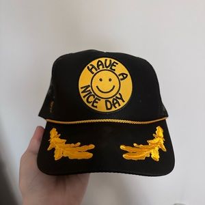 Have a nice day trucker hat. Worn once